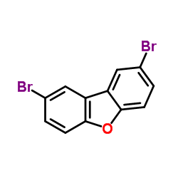 2,8-DIBROMODIBENZOFURAN structure, CAS 10016-52-1