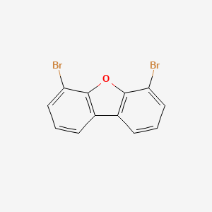4,6-Dibromodibenzofuran structure, CAS 201138-91-2