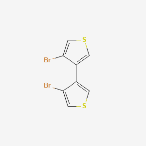 4,4'-Dibromo-3,3'-bithiophene structure, CAS 5556-13-8
