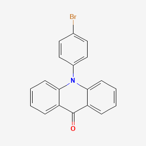 10-(4-bromophenyl)-9(10H)-acridinon structure, CAS 24275-95-4