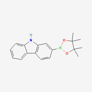 9H-CARBAZOLE-2-BORONIC ACID PINACOL ESTER, 90% structure, CAS 871125-67-6