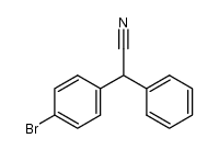 (4-bromophenyl)(phenyl)acetonitrile structure, CAS 33268-46-1