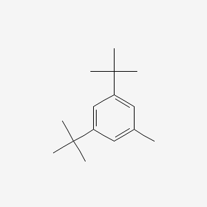 1,3-di-tert-butyl-5-methylbenzene structure, CAS 15181-11-0