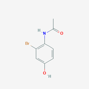 Acetamide, N-(2-bromo-4-hydroxyphenyl) structure, CAS 97868-28-5