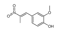 (E)-2-methoxy-4-(2-nitroprop-1-enyl)phenol structure, CAS 74273-16-8