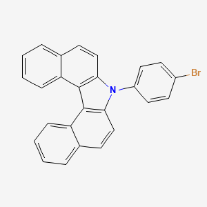 7-(4-bromophenyl) diphenyl[ C, G] Carbazole structure, CAS 1419864-64-4