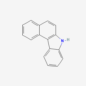 7H-BENZO[C]CARBAZOLE structure, CAS 205-25-4