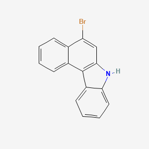 5-BROMO-7H-BENZO[C]CARBAZOLE structure, CAS 131409-18-2