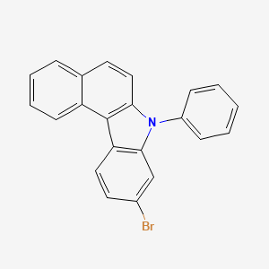 9-bromo-7-phenyl-7H-benzo[c]carbazole structure, CAS 1357572-67-8