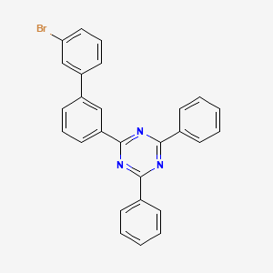2-(3'-BroMo-biphenyl-3-yl)-4,6-diphenyl-[1,3,5]triazine structure, CAS 1606981-69-4
