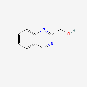 (4-Methylquinazolin-2-yl)methanol structure, CAS 13535-91-6