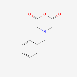 4-benzylmorpholine-2,6-dione structure, CAS 67305-69-5