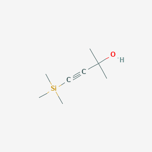 2-methyl-4-trimethylsilylbut-3-yn-2-ol structure, CAS 5272-33-3
