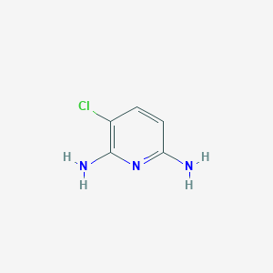 3-chloropyridine-2,6-diamine structure, CAS 54903-85-4
