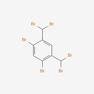 1,5-dibromo-2,4-bis(dibromomethyl)benzene structure, CAS 58997-70-9