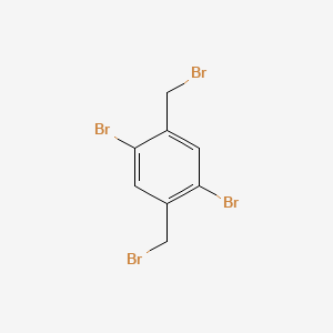 1,4-dibromo-2,5-bis(bromomethyl)benzene structure, CAS 35335-16-1