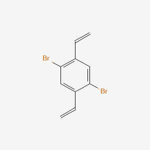 1,4-dibromo-2,5-divinylbenzene structure, CAS 868847-75-0