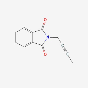 2-(but-2-yn-1-yl)isoindoline-1,3-dione structure, CAS 113439-83-1