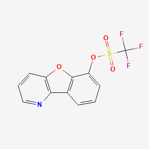 Dibenzofuran(3,2-B) pyridine-6-trimethylene fluoride Ester structure, CAS 2043362-45-2