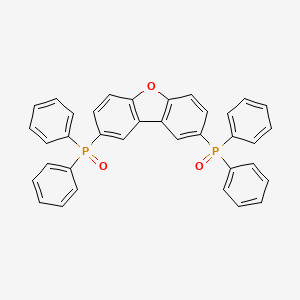Phosphine oxide, 1,1-(2,8-dibenzofurandiyl)bis[1,1-diphenyl- structure, CAS 911397-27-8