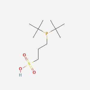 Di-t-butyl(3-sulfonatopropyl)phosphine, min. 98% structure, CAS 1055888-89-5