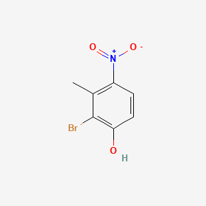 2-Bromo-3-Methyl-4-Nitrophenol structure, CAS 123874-20-4