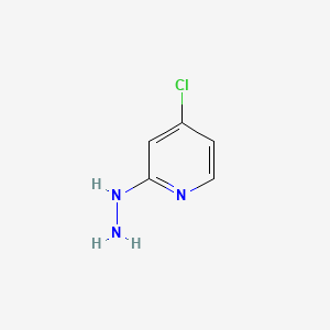 4-chloro-2-hydrazinylpyridine structure, CAS 364757-36-8