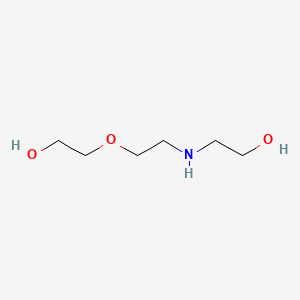 2-((2-(2-hydroxyethoxy)ethyl)amino)ethan-1-ol structure, CAS 5038-17-5