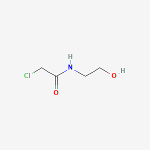 2-chloro-N-(2-hydroxyethyl)acetamide structure, CAS 6320-16-7