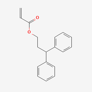 2-Propenoic acid, 3,3-diphenylpropyl ester structure, CAS 1246752-04-4