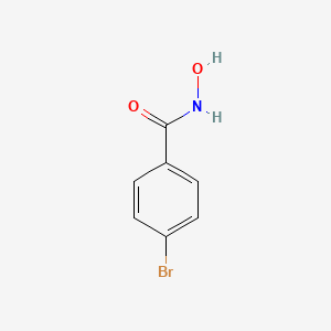 4-bromo-N-hydroxybenzamide structure, CAS 1836-27-7