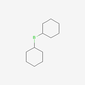 Dicyclohexylborane structure, CAS 1568-65-6