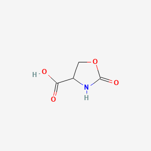 2-oxooxazolidine-4-carboxylic acid structure, CAS 89033-27-2
