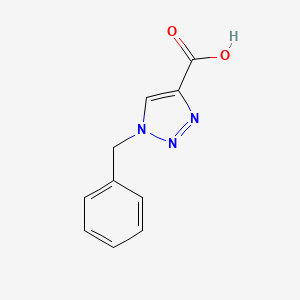 1-Benzyl-1H-1,2,3-triazole-4-carboxylic acid structure, CAS 28862-12-6