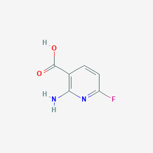2-AMINO-6-FLUOROPYRIDINE-3-CARBOXYLIC ACID structure, CAS 86724-78-9