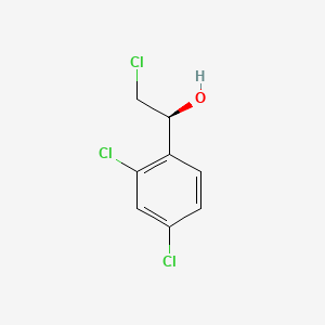 (S)-2-CHLORO-1-(2,4-DICHLOROPHENYL)ETHANOL structure, CAS 126534-31-4