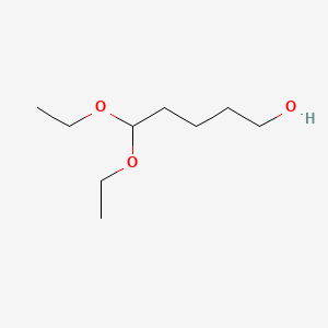 5,5-Diethoxy-1-pentanol structure, CAS 18545-17-0