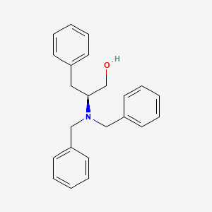 2-(dibenzylamino)-3-phenylpropan-1-ol structure, CAS 111060-52-7