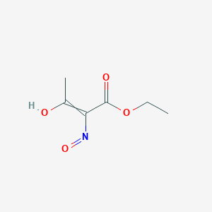 ethyl (Z)-2-(hydroxyimino)-3-oxobutanoate structure, CAS 5408-04-8