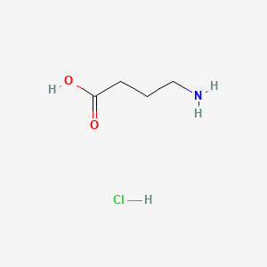 4-aminobutanoic acid hydrochloride structure, CAS 5959-35-3