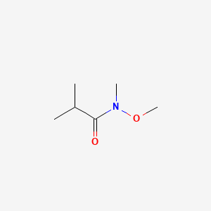 N-methoxy-N-methylisobutyramide structure, CAS 113778-69-1