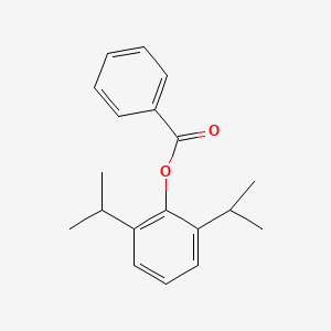 Propofol Benzoate structure, CAS 2005-09-6