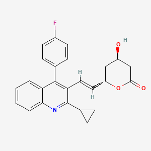 PITAVASTATIN LACTONE structure, CAS 141750-63-2