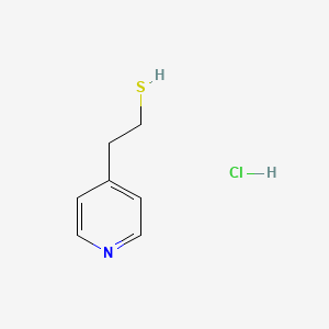 4-PYRIDINEETHANETHIOL HYDROCHLORIDE structure, CAS 6298-11-9