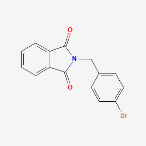 2-(4-bromobenzyl)isoindoline-1,3-dione structure, CAS 153171-22-3