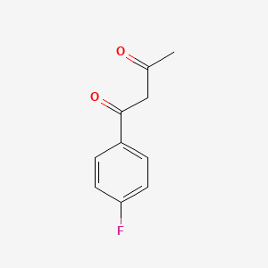 1-(4-fluorophenyl)butane-1,3-dione structure, CAS 29681-98-9