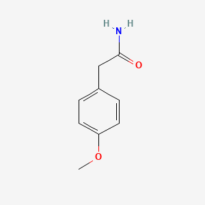 2-(4-methoxyphenyl)acetamide structure, CAS 6343-93-7