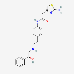Mirabegron structure, CAS 223673-61-8