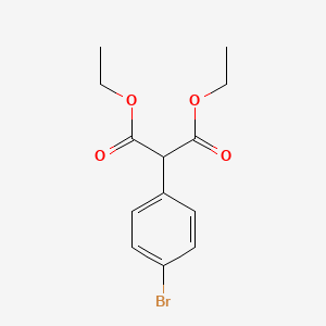 diethyl 2-(4-bromophenyl)malonate structure, CAS 93139-85-6
