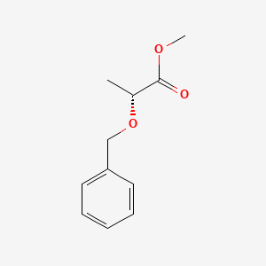 methyl 2-(benzyloxy)propanoate structure, CAS 115458-99-6